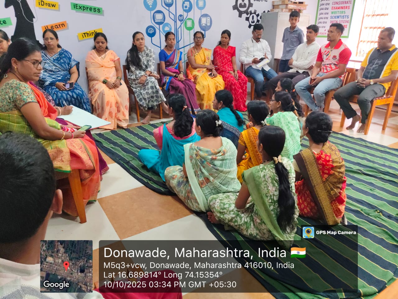 मुख्यमंत्री समृद्ध पंचायतराज अभियान अंतर्गत दिनांक 10 ऑक्टोबर रोजी विशेष शैक्षणिक ग्रामसभा विद्या मंदिर दोनवडे शाळेत पार पडली